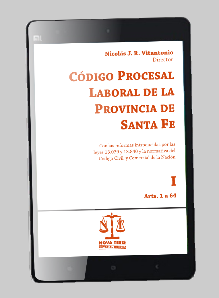 Cdigo Procesal Laboral de Santa Fe (2 tomos)